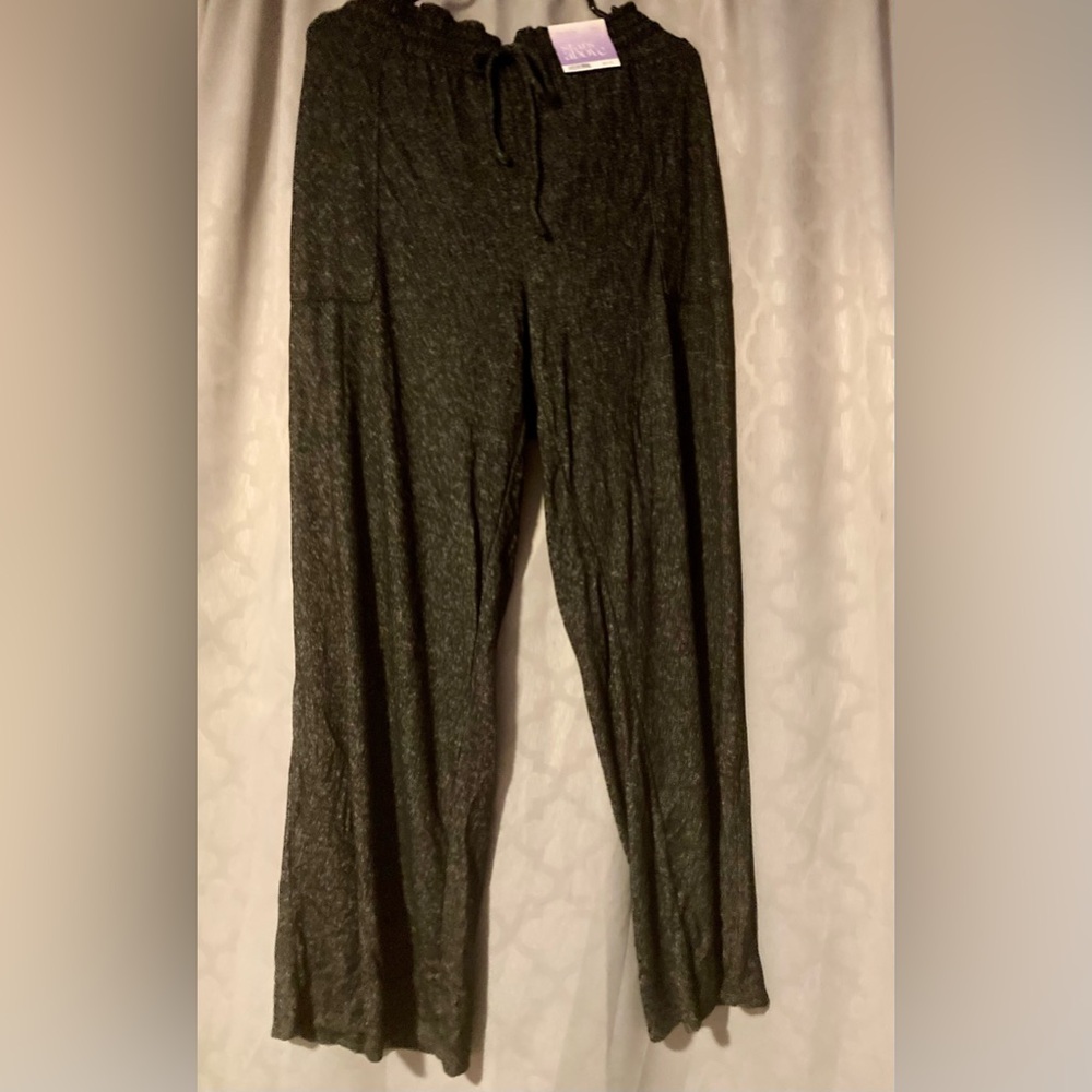 Stars Above Charcoal Wide-Leg Pants